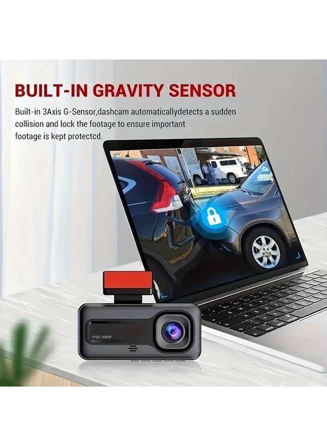 1080P Dual Channel Car Camera With 2 Lenses 32G Card Super Night Vision Loop Recording - Image 5